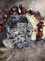 Різдвяні парні светри з оленями, Гарний новорічний жіночий светр