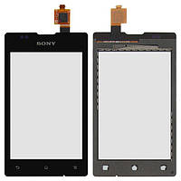 Touchscreen (сенсор) для Sony C1503 / C1504 / C1505 / Xperia E / C1604 / C1605/ Xperia E Dual черный