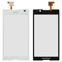 Touchscreen (сенсор) для Sony C2305 / S39h / Xperia C белый