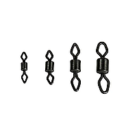 Вертлюжок на ролику DAM Effzett Diamond Rolling Swivels №10 12кг 20шт 56385