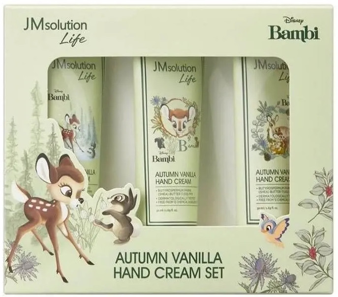 Набір кремів JMsolution Life Disney Autumn Vanilla Hand Cream Set, 3х50ml