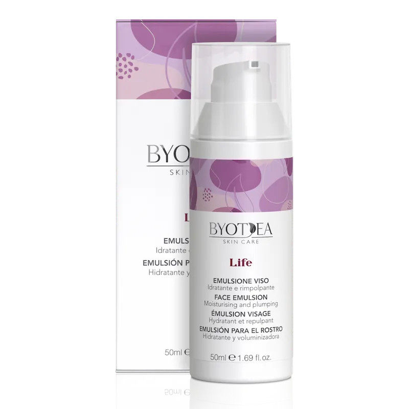 BYOTEA FACE CARE Life Емульсія для обличчя живильна зволожуюча з вітамінами E і F 50 мл (Оригінал)