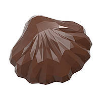 Форма для шоколада "Мушля" L 116,5 мм W 109,5 мм H 30 мм V 1х2 шт./210 г серия FLOWERS Chocolate World