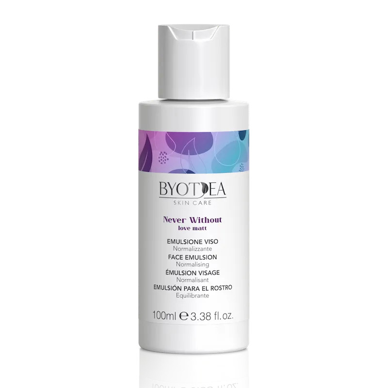 BYOTEA FACE CARE Never Without Love Matt Емульсія нормалізуюча для жирної, комбінованої шкіри 100 мл (Оригінал)