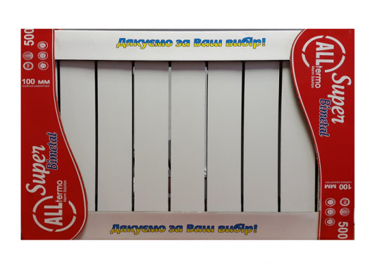 Біметалеві радіатори Alltermo Super 100/500