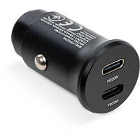 Зарядное устройство Vinga 40W PD 2xUSB-C (20W+20W) Car Charger (VCPCCCC40)