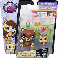 Игровой набор Hasbro Littlest Pet Shop - Счастливый Ханиман и Брианна Зуммер (B2788/A7313))