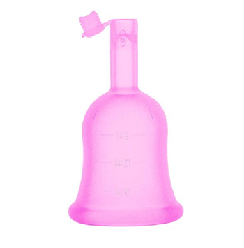 Менструальна чаша з кришечкою медична силіконова Seuno L