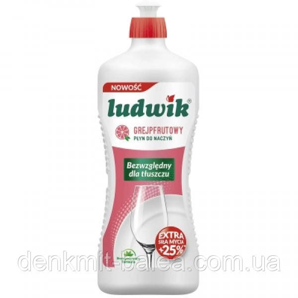 Гель для мытья посуды с ароматом грейпфрута Ludwik Grejpfrutowy Plyn do naczyn 900 мл