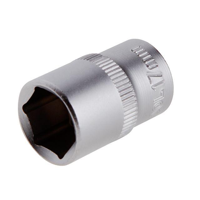 Головка шестигранна 1/2", 17 мм INTERTOOL ET-2017, фото 1