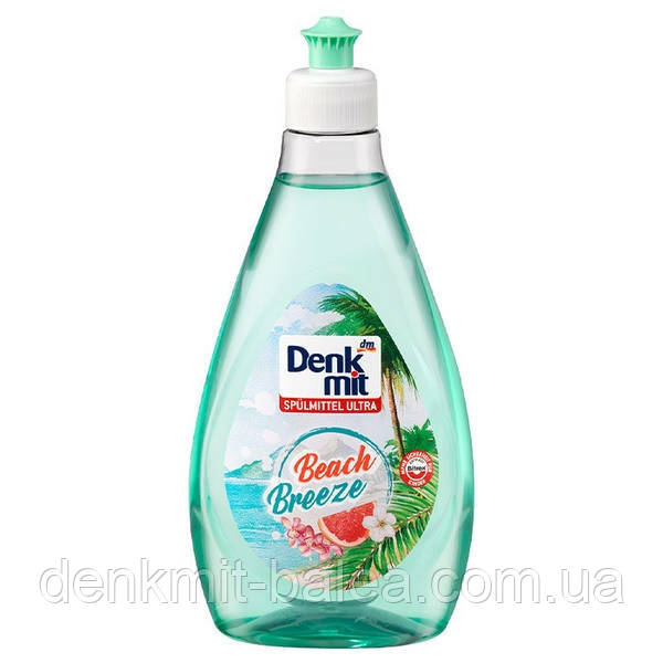 Гель для миття посуду Фруктовий Коктейль Denkmit Beach Breeze Spulmittel 500 мл