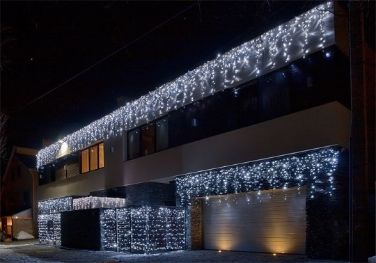 Гірлянда-бахрома Stalactite Light (рвана штора), 76 світлодіодів