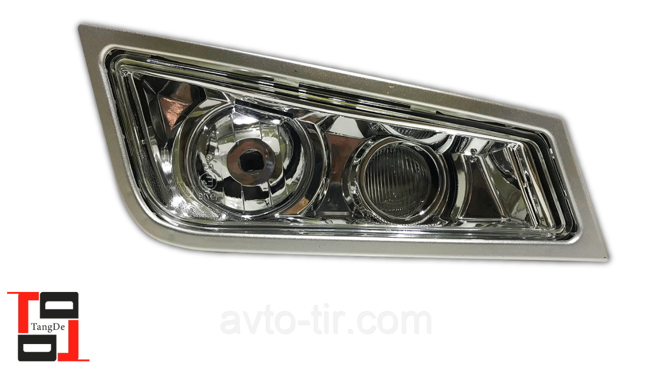 Протитуманна фара біла з сірою рамкою good RH Volvo FH13 e-mark, фото 1