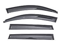 Дефлекторы окон (ветровики) SUN VISORS с декоративной вставкой Toyota RAV-4 USA 2005-2012