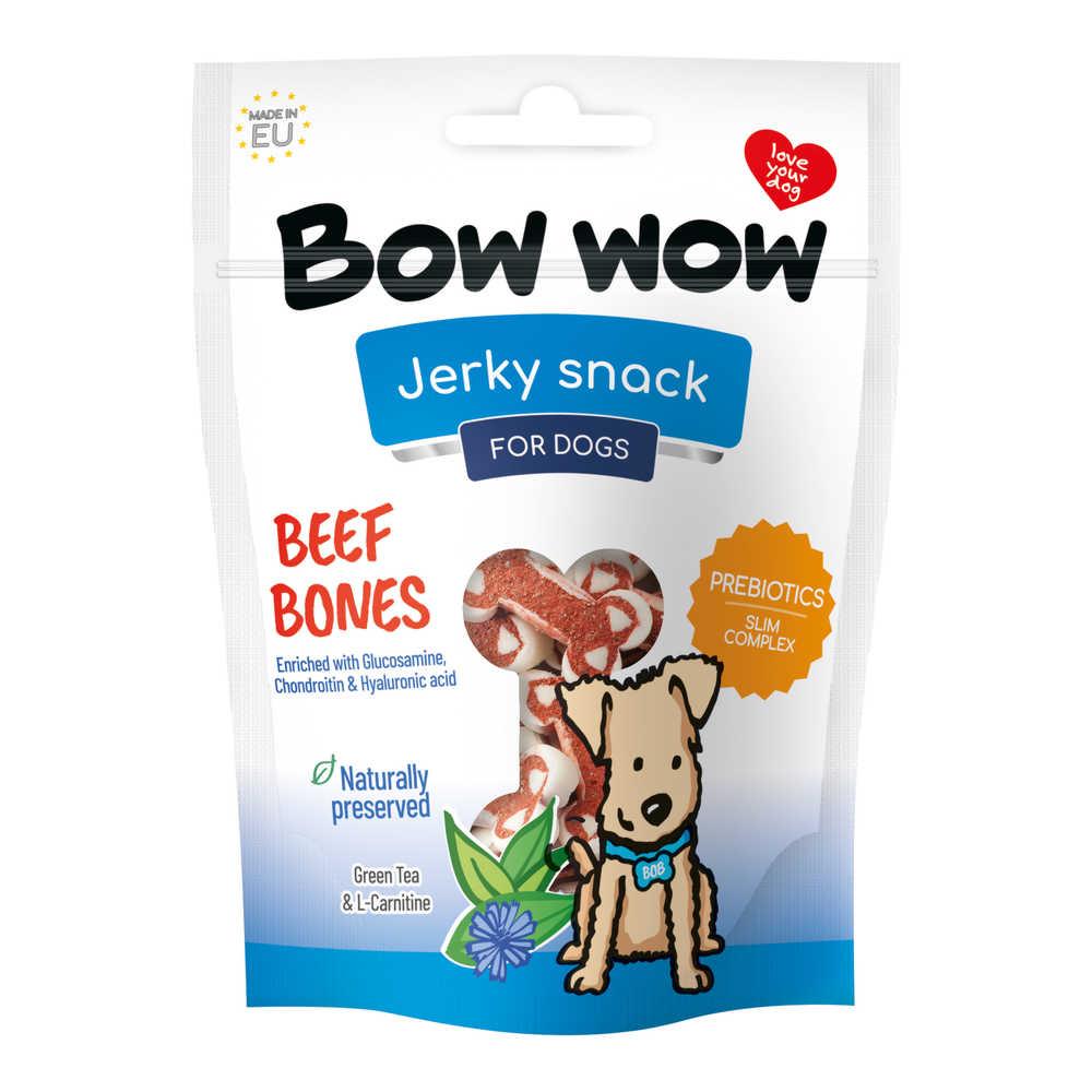 Ласощі для собак снеки з яловичиною Bow wow 80 г