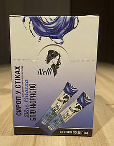 Сироп у стіку Nelli "Блю Кюрасао" 25гр