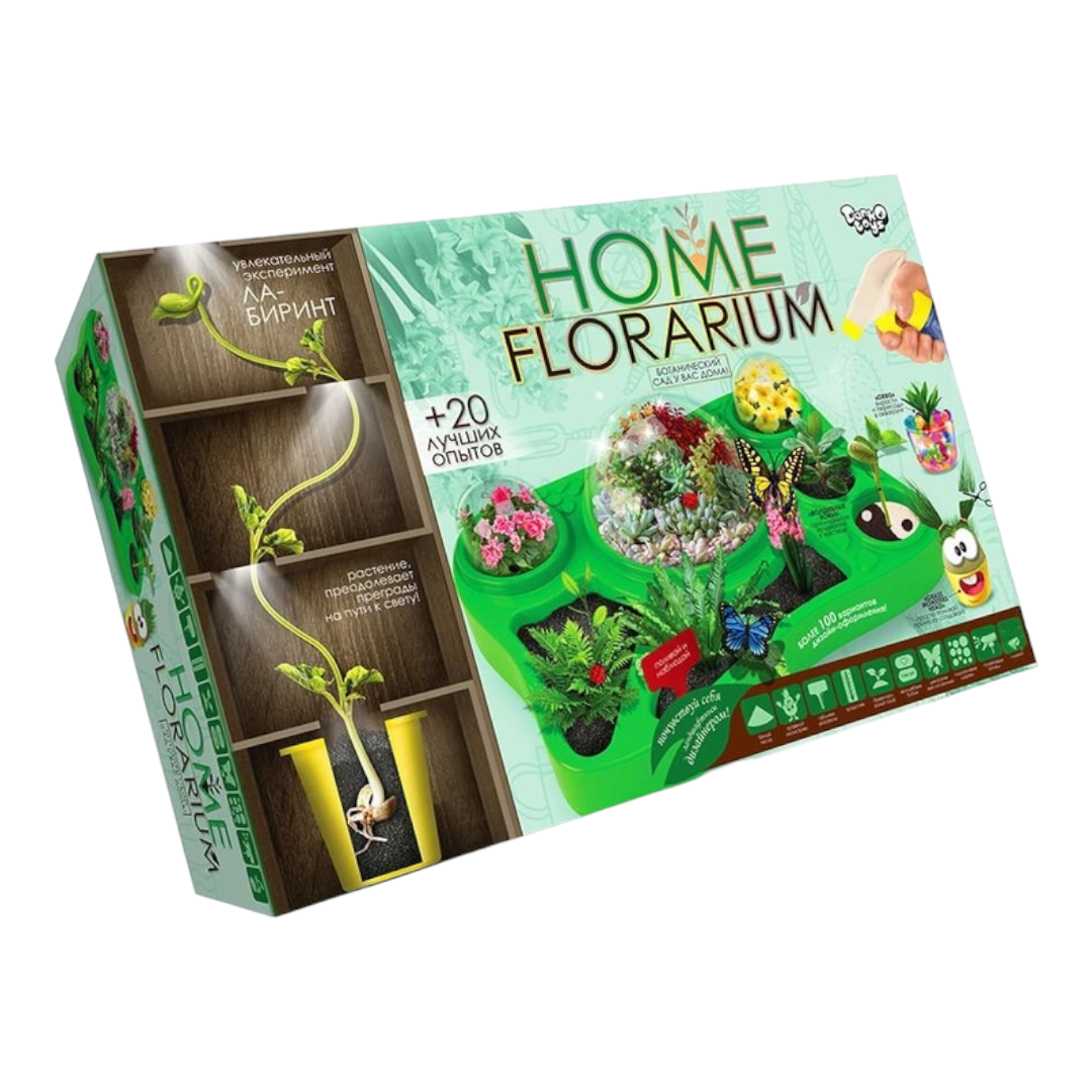 Набір для вирощування рослин Home Florarium Danko Toys