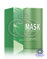 Маска-стик для глубокой очистки кожи лица с экстрактом зеленого чая Venzen Mud Mask 40 гр