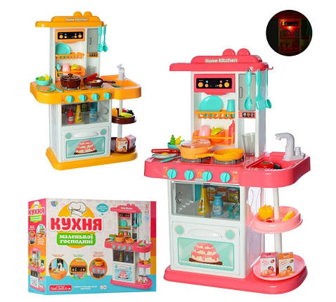 Дитяча інтерактивна кухня Limo Toy 889-163-164 ігровий набір для дітей світло звук вода з посудом, фото 1