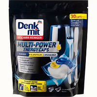 Капсулы для посудомойки Denkmit Geschir-Reiniger All-in-1 Liquid Power-Tabs 30 шт