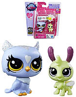 Игровой набор Hasbro Littlest Pet Shop - сова Eona Eventide & Elvin Lamplight (B8396/313)