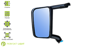 Основне дзеркало підігрів ел/керування LH Scania ABS e-mark