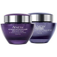 Avon anew набір кремів для обличчя 55+ Platinum ейвон