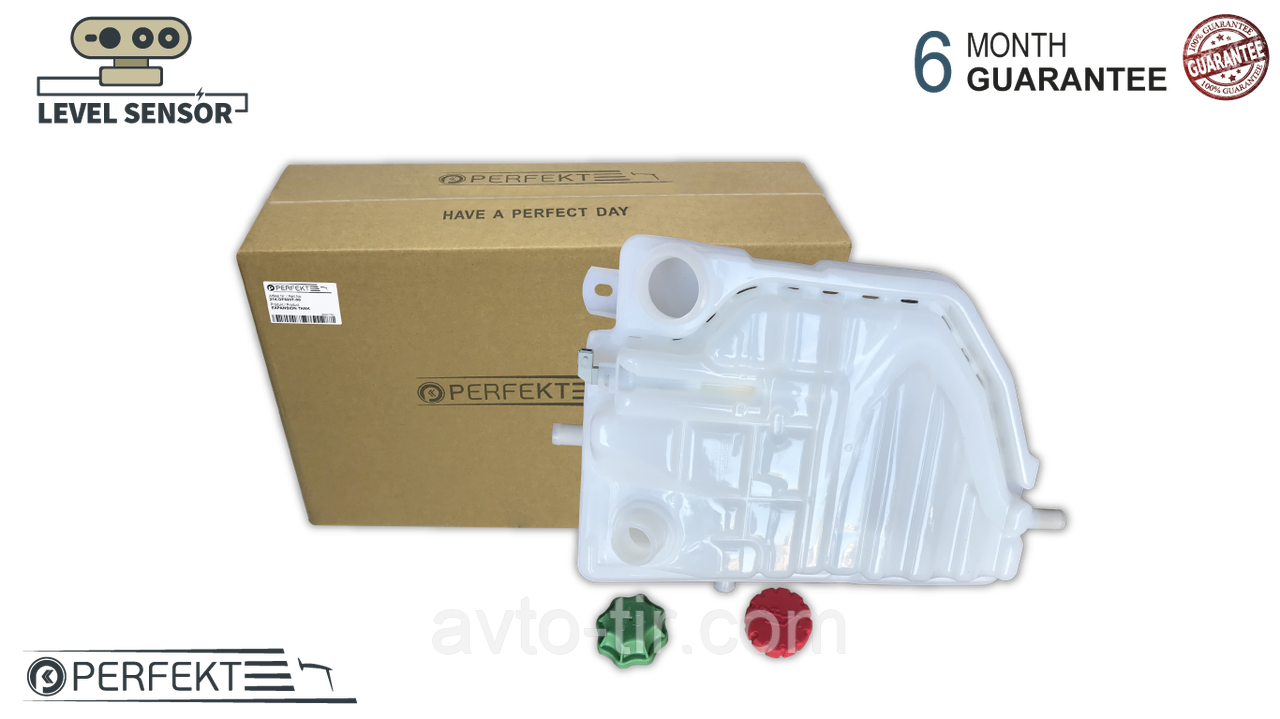 Бачок розширювальний Mercedes Atego з датчиком і кришкою, фото 1