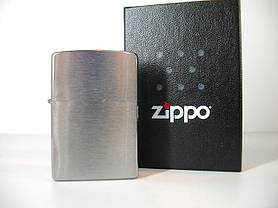 Запальничка ZIPPO 200 Classic Brushed Chrome, фото 2