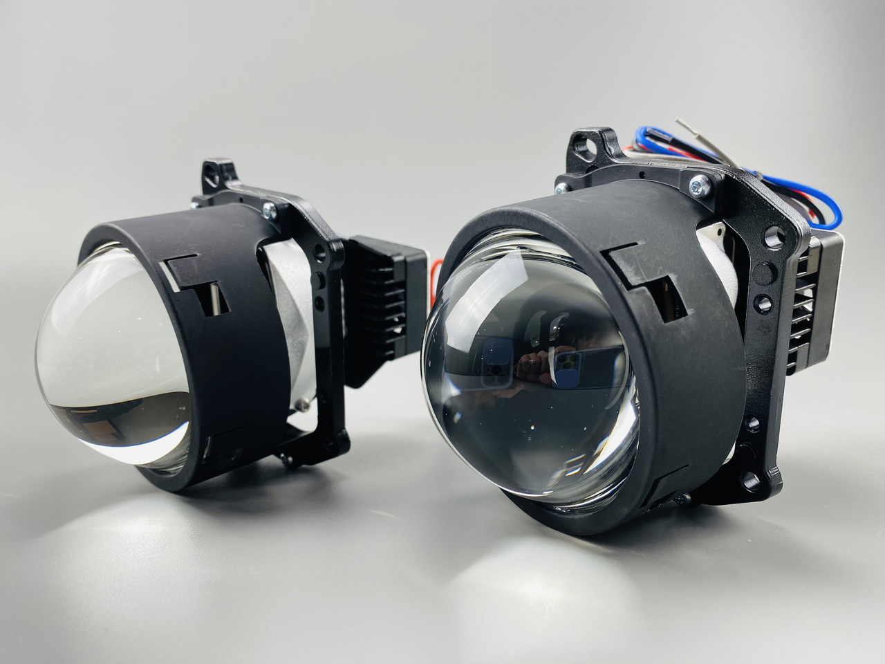 LED лінзи універсальні 3 inch R3A 128мм IP67 6000K автомобільні додаткове освітлення, фото 1