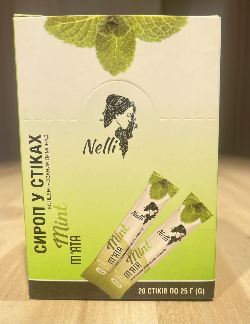 Сироп у стіку Nelli М'ята 25г