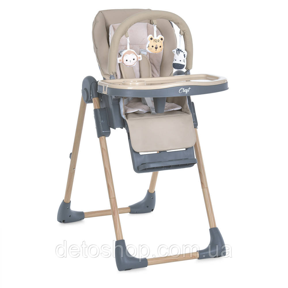 Стільчик для годування El Camino ME 1115-W CRAFT beige Бежевий