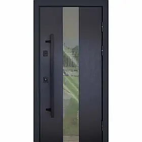 Вхідні двері ТМ Abwehr Queen LP 5 Bionica антрацит терморозрив