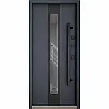 Вхідні двері ТМ Abwehr Queen LP 5 Bionica антрацит терморозрив, фото 2