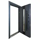 Вхідні двері ТМ Abwehr Queen LP 5 Bionica антрацит терморозрив, фото 3