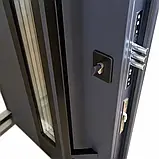 Вхідні двері ТМ Abwehr Queen LP 5 Bionica антрацит терморозрив, фото 5