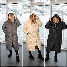 Жіноча зимова довга куртка