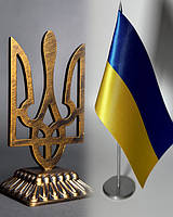 Набори настільних тримачів із прапорами та тризубцями