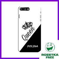 Именной Чехол (ПОЛИНА) для iPhone 8 Plus / Чехлы POLINA на Айфон 8 Плюс