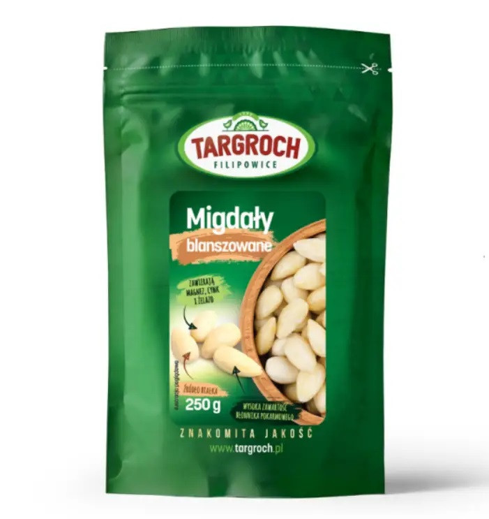 Мигдаль бланшований Targroch, 250 г, фото 1