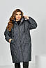 Жіноча зимова довга куртка, фото 9