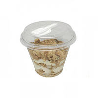 Стакан десертний 250мл з кришкою та складною ложкою