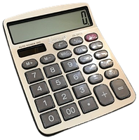 Калькулятор средний JOINUS 180*145 мм 12-разрядный дисплей питание от батареи АА и от света