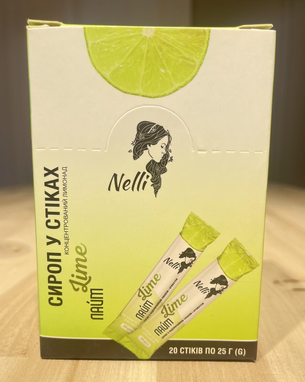 Сироп у стіку Nelli Лайм 25 г