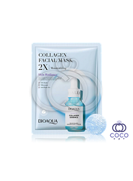 Маска тканинна для обличчя з колагеном BIOAQUA Collagen Facial Mask 30 г