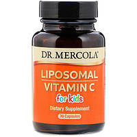 Вітамін C Dr. Mercola Liposomal Vitamin C for Kids 30 Caps MCL-03149 GR, код: 7538252