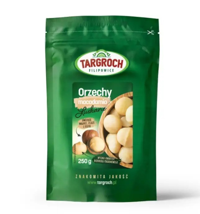 Горіх макадамія очищений Targroch 250 г, фото 1