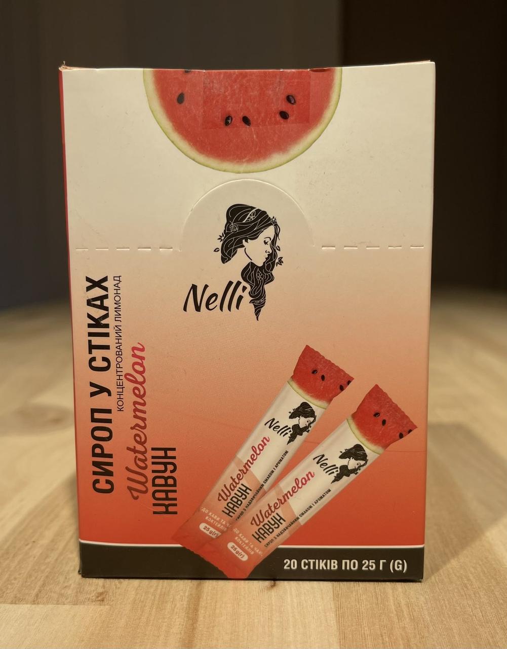 Сироп у стіку Nelli Кавун 25г, фото 1