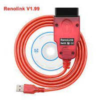 Сканер диагностический RenoLink v1.99 ECU для Renault OBD2 программирование ключей/подушек безопасности
