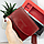 Подарунковий набір жіночий Rovicky R-ZD604 червоний (гаманець та брелок), фото 9
